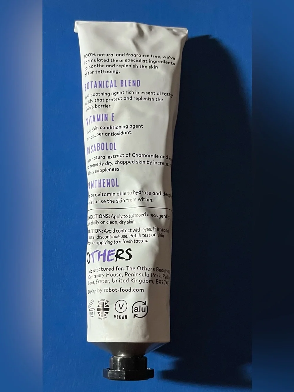 STORIES & INK - TATTOO CARE -  AFTERCARE CREAM FOR FRESH TATTOOS (sealed no box)